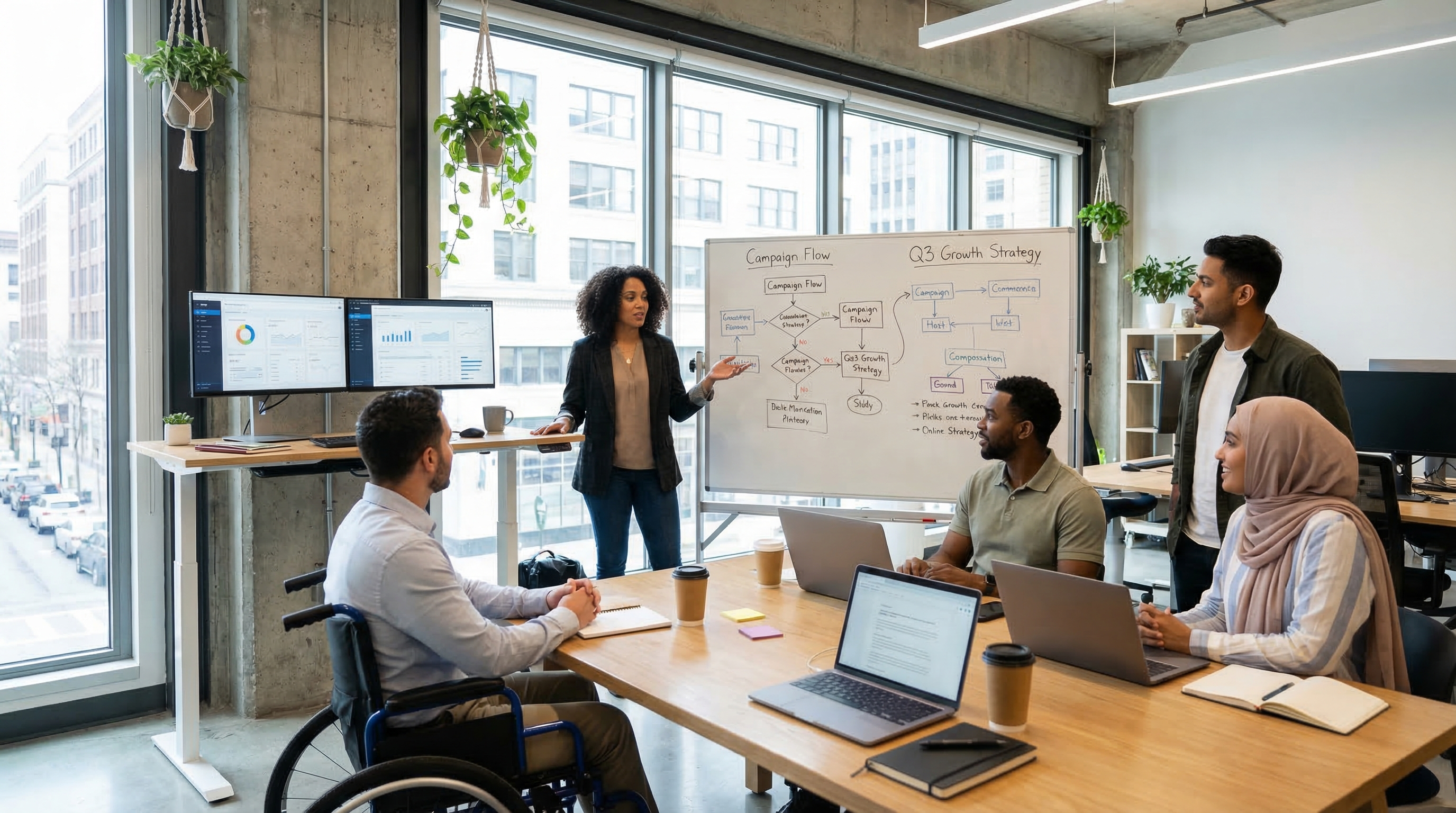 Legal Leadz AI team analyzing campaign performance